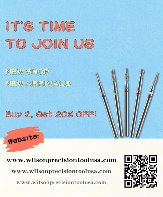 WILSON NAIL BITS- NEW SHOP NEW ARRIVALS~IT'S TIME TO JOIN US!