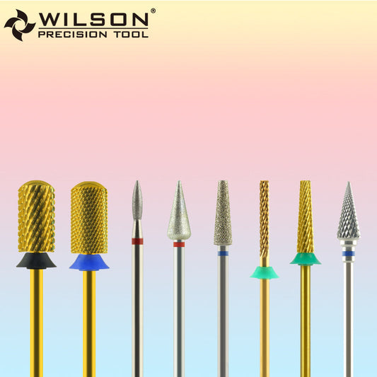 Coating: TiN Application.WILSON NAIL BITS Manicure