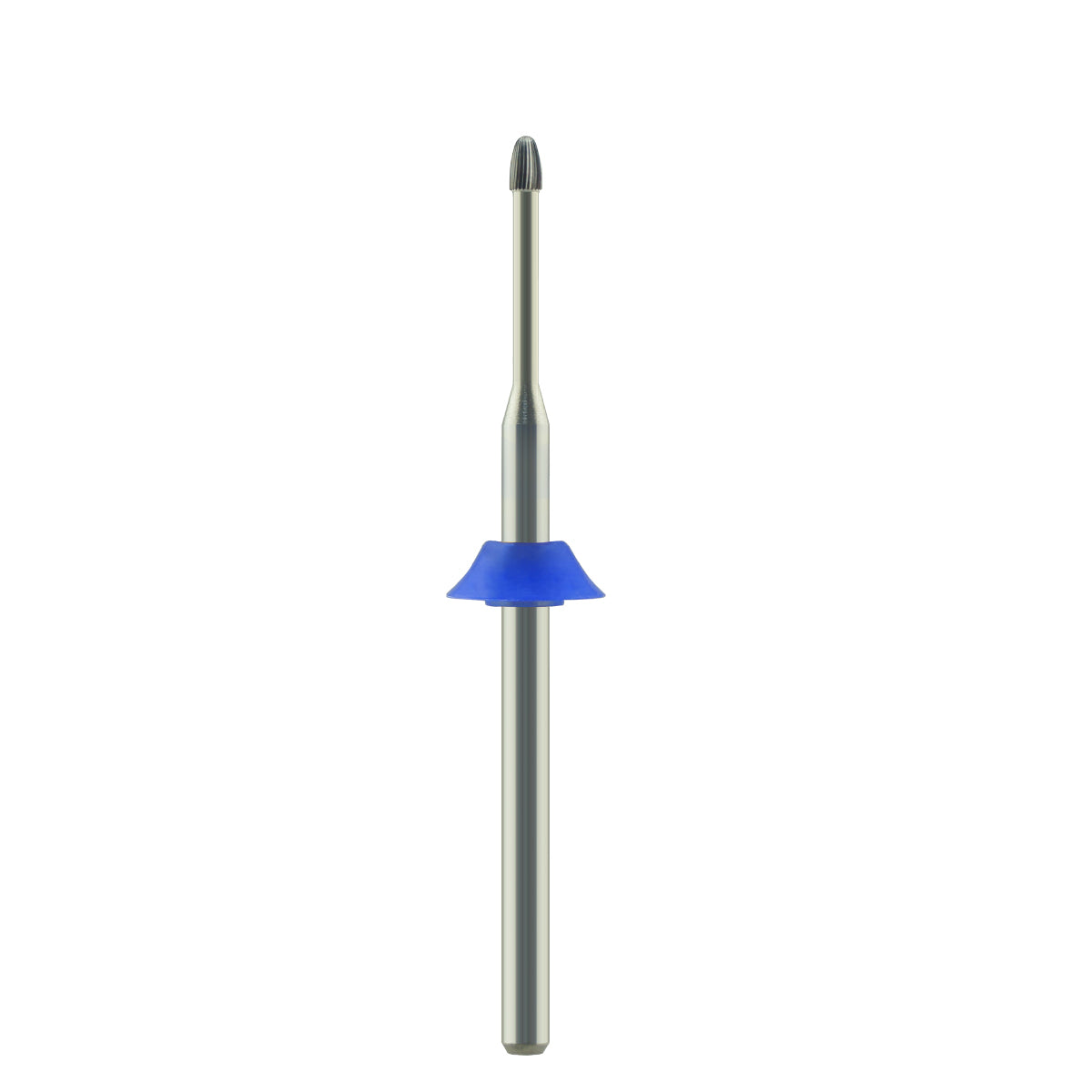 Lima de carburo plateada de 3/32" con cabeza de serpiente para limpieza de cutículas