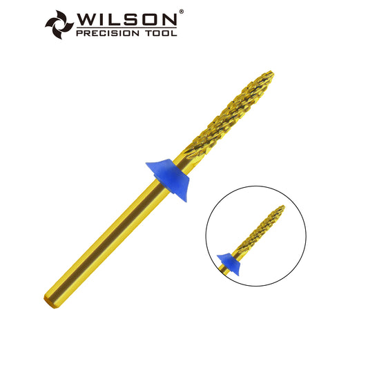 3/32" UNC Regular Tip Silver Carbide Bit Cone Small Under Nail Cleaner