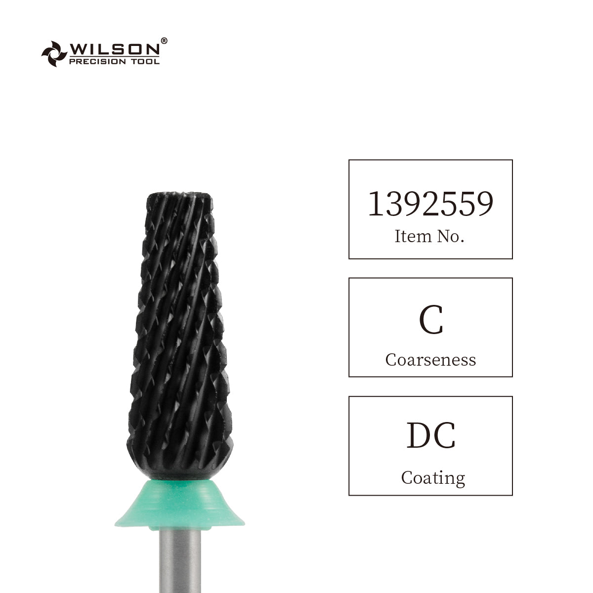 6 in 1 Tapered Barrel Nail Drill Bits,DC diamond coating, 3/32'' Safety Tungsten Carbide Bits