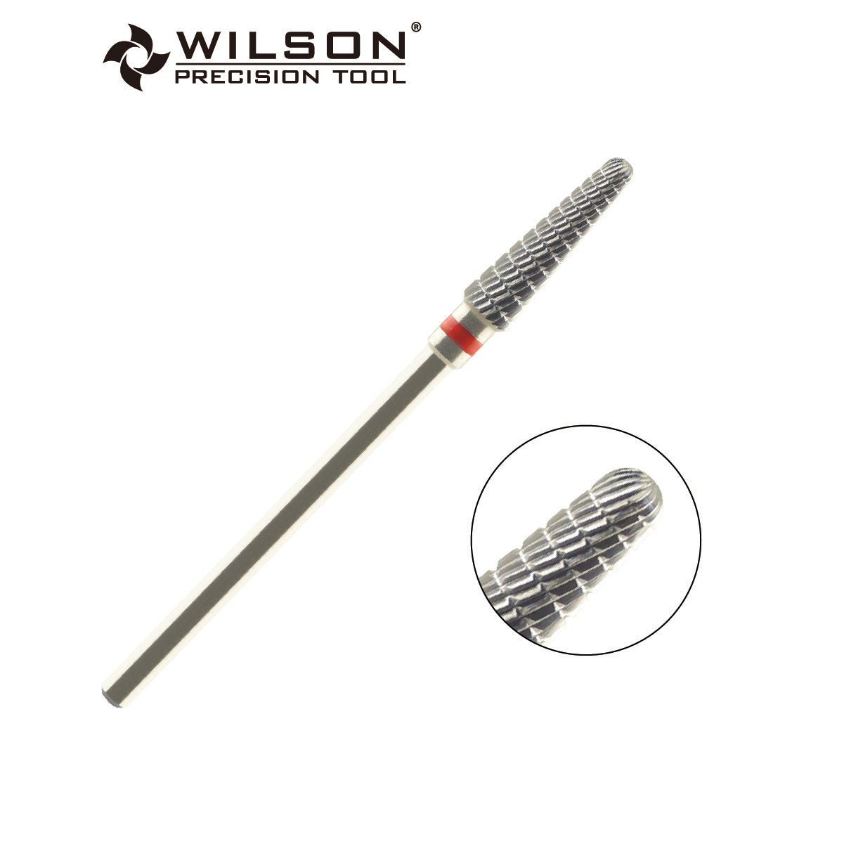 Wilson Precision Tool Carbide Nail Drill Bit - 3/32" (2.35mm) Shank, φ6.0mm Conical Round Shape Burs for Removing Hard Calluses Efficient Nail Tools for Professional Nail Technicians