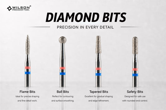 Professional Diamond Nail Bits for Precision Nail Prep