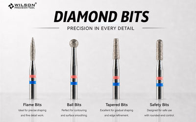 Professional Diamond Nail Bits for Precision Nail Prep