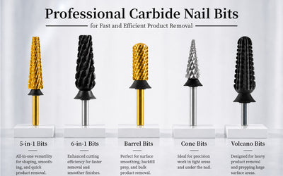 Professional Carbide Nail Bits for Fast and Efficient Product Removal