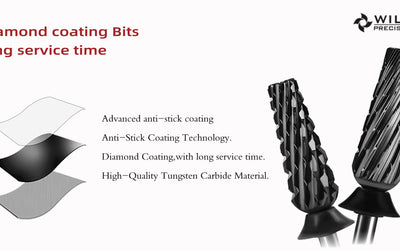 Brocas con recubrimiento de diamante y brocas de diamante natural