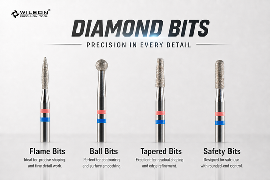 Professional Diamond Nail Bits for Precision Nail Prep