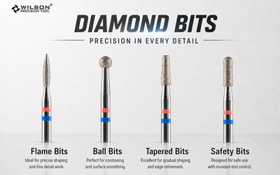 Professional Diamond Nail Bits for Precision Nail Prep