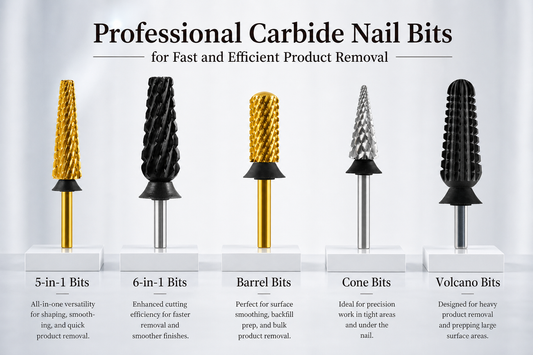 Professional Carbide Nail Bits for Fast and Efficient Product Removal