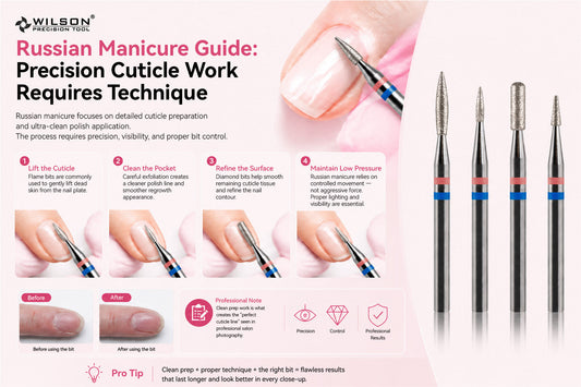 Russian Manicure Guide: Precision Cuticle Work Requires Technique