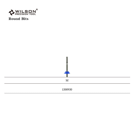Wilson Precision Tool Carbide Nail Drill Bit - 3/32" (2.35mm) Shank, φ1.6mm Round Bits for Faster Hard Cuticles Removal Safe Nail Tools for Manicures Beginners