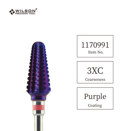 Wilson Precision Tool Carbide Nail Drill Bit - 3/32" (2.35mm) Shank, φ7.0mm Tornado Bits for Professional Surface Work & Removal Top Quality Nail Drill Tool for Nail Professionals