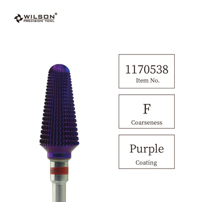 Wilson Precision Tool Carbide Nail Drill Bit - 3/32" (2.35mm) Shank, φ7.0mm Tornado Bits for Professional Surface Work & Removal Top Quality Nail Drill Tool for Nail Professionals