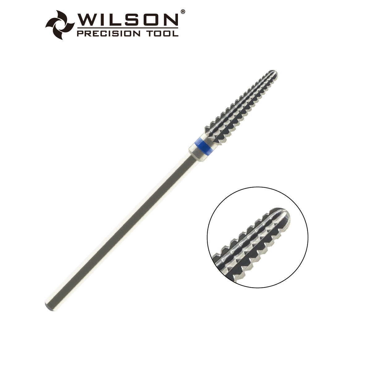 Wilson Precision Tool Carbide Nail Drill Bit - 3/32" (2.35mm) Shank, φ6.0mm Conical Round Shape Burs for Removing Hard Calluses Efficient Nail Tools for Professional Nail Technicians