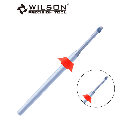 3/32" Snake Head Cuticle Cleaner Silver Carbide Bit