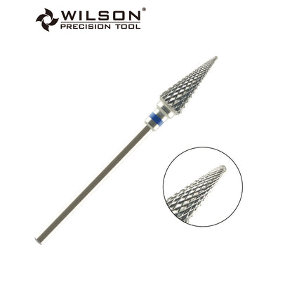 Wilson Precision Tool Carbide Nail Drill Bit - 3/32" (2.35mm) Shank, φ6.0mm Conical Round Shape Burs for Removing Hard Calluses Efficient Nail Tools for Professional Nail Technicians
