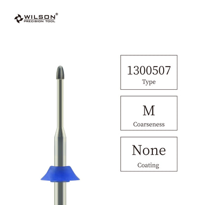 3/32" Snake Head Cuticle Cleaner Silver Carbide Bit