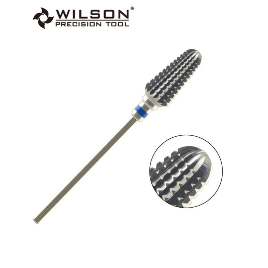 Wilson Precision Tool Carbide Nail Drill Bit - 3/32" (2.35mm) Shank, φ7.0mm Cone Shape Burs for Nail Beauty Manicure Care High Quality Carbide Burs for Professional Nail Technicians