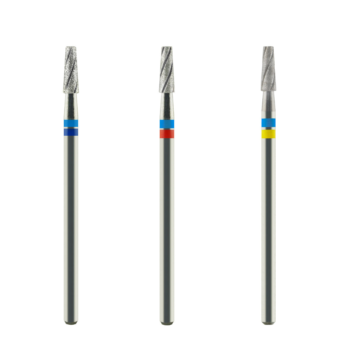 Natural Diamond Nail Drill Bit, Cooling Groove Edition, 2.5 Tapered Shape