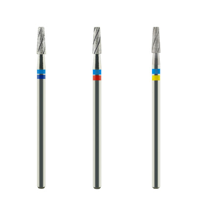 Natural Diamond Nail Drill Bit, Cooling Groove Edition, 2.5 Tapered Shape