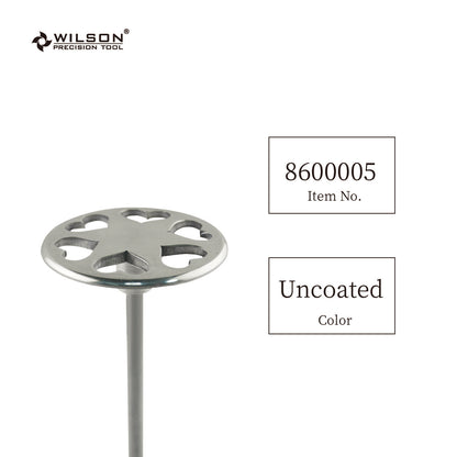 Pre-Order Wilson Precision Tool Stainless Steel Disc Mandrels - 3/32" (2.35mm) Shank, φ25mm Disc Mandrel - Flat for Dead Skin Removal Suitable for Professional Nail Technicians