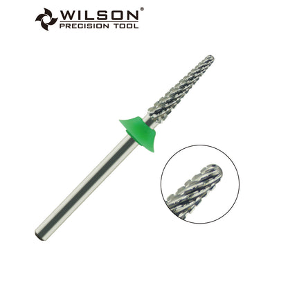 Pre-Order Wilson Precision Tool Carbide Nail Drill Bit - 3/32" (2.35mm) Shank, φ3.1mm Small Cone Bits for Shaping Gel Nails Perfect for Nail Beginners
