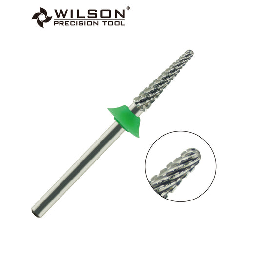 Pre-Order Wilson Precision Tool Carbide Nail Drill Bit - 3/32" (2.35mm) Shank, φ3.1mm Small Cone Bits for Shaping Gel Nails Perfect for Nail Beginners