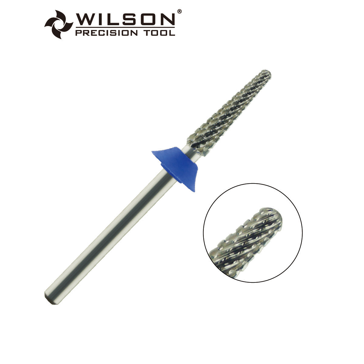Pre-Order Wilson Precision Tool Carbide Nail Drill Bit - 3/32" (2.35mm) Shank, φ3.1mm Small Cone Bits for Shaping Gel Nails Perfect for Nail Beginners