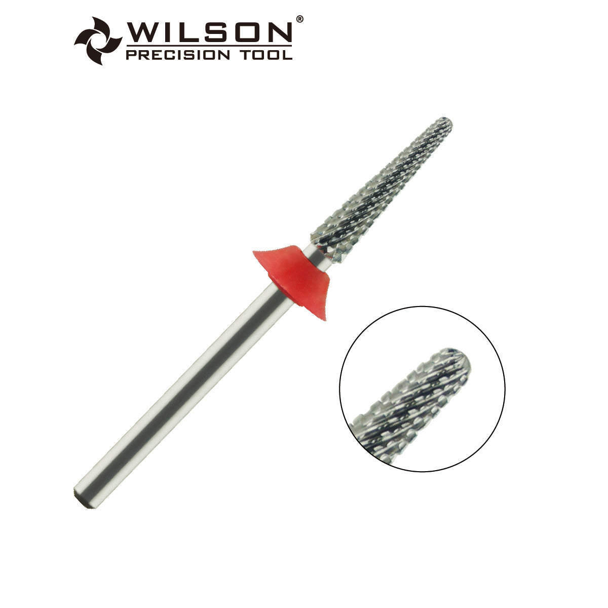 Pre-Order Wilson Precision Tool Carbide Nail Drill Bit - 3/32" (2.35mm) Shank, φ3.1mm Small Cone Bits for Shaping Gel Nails Perfect for Nail Beginners