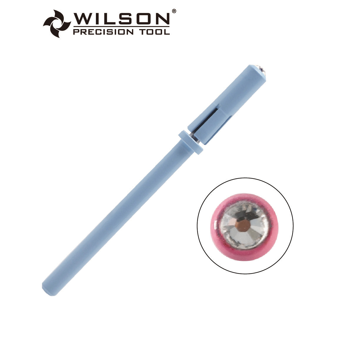 Pre-Order Wilson Precision Tool Stainless Steel Mandrels - 3/32" (2.35mm) Shank, φ3.2mm Mini Mandrel - Crystal/Stainless Steel for Nail Buffing Mancire Tool for Beginners and DIY Nail Users