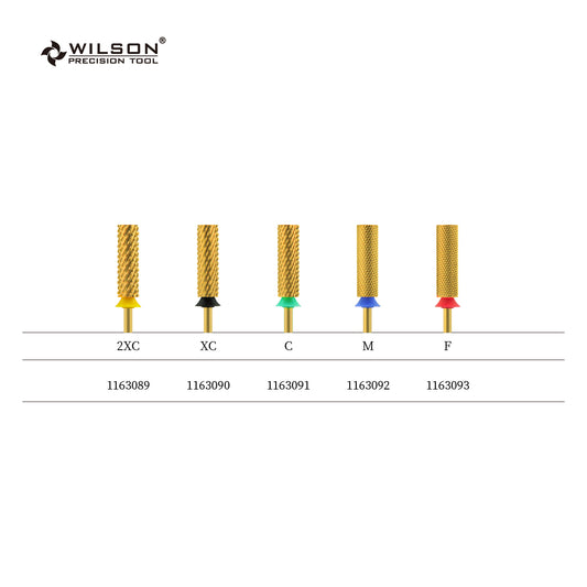 Wilson Precision Tool Carbide Nail Drill Bit - 3/32" (2.35mm) Shank, φ6.0mm Barrel Plus Bits for Sharper Acrylic & Gel Nail Cutting Salon Quality Nail Tools for Professional Nail Techs