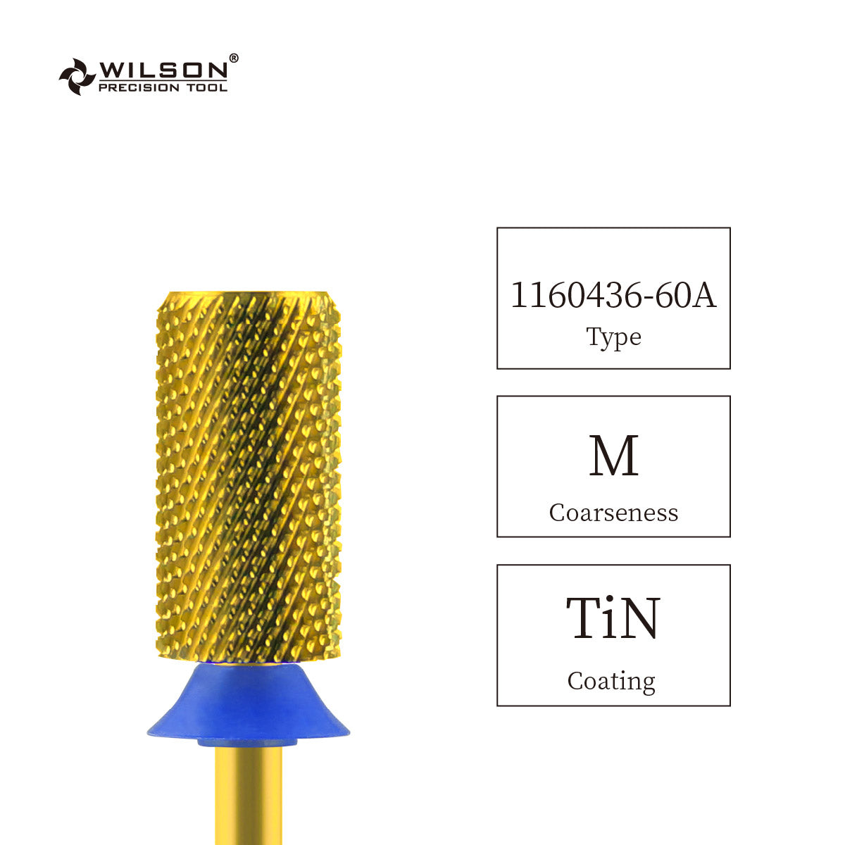 Wilson Precision Tool Carbide Nail Drill Bit - 3/32" (2.35mm) Shank, φ6.6mm Large Barrel Bits - Chamfer for Gel Nails Polishing & Shaping Professional-quality Tools for Beginners
