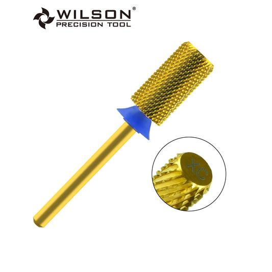 Wilson Precision Tool Carbide Nail Drill Bit - 3/32" (2.35mm) Shank, φ6.6mm Large Barrel Bits - Chamfer for Gel Nails Polishing & Shaping Professional-quality Tools for Beginners