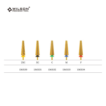 24mm Super Long 5 in 1 Nail Drill Bits, Cross Tapered Carbide Bit, 3/32" Two-way