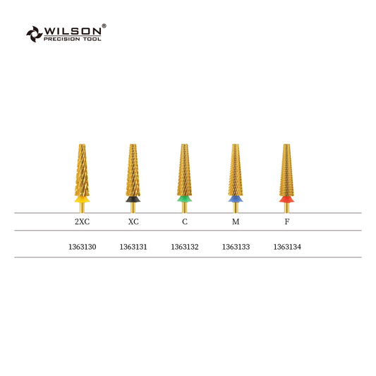 Wilson Precision Tool Carbide Nail Drill Bit - 3/32" (2.35mm) Shank, φ7.0mm 5 in 1 Plus Bits for Gentle Cuticle Care and Fast Nail Extensions Removal Multi-function Bits for Nail Professionals