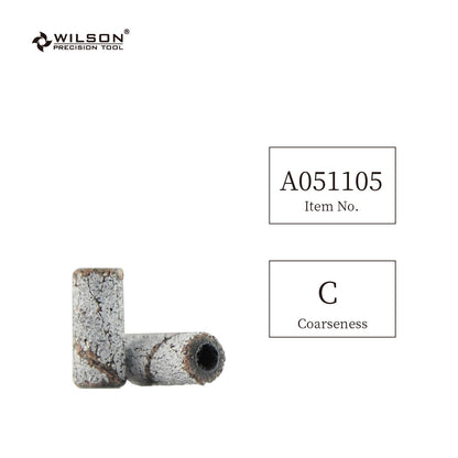 3.1 Mandril para banda de lijado - Acero inoxidable y 3.1 banda de lijado - 100 UDS (C-F)