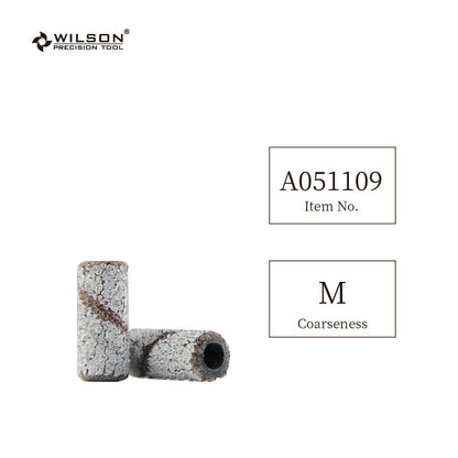 3.1 Mandril para banda de lijado - Acero inoxidable y 3.1 banda de lijado - 100 UDS (C-F)