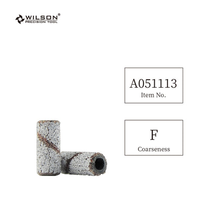 3.1 Mandril para banda de lijado - Acero inoxidable y 3.1 banda de lijado - 100 UDS (C-F)