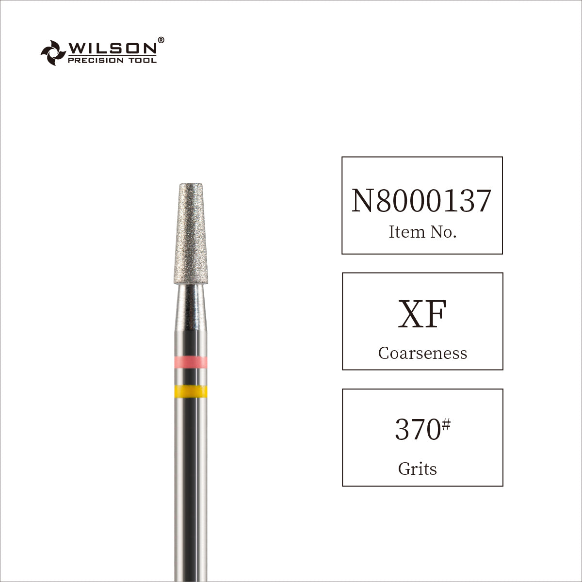 Mũi khoan côn cacbua kim cương tự nhiên 3/32" hình côn 2.5mm