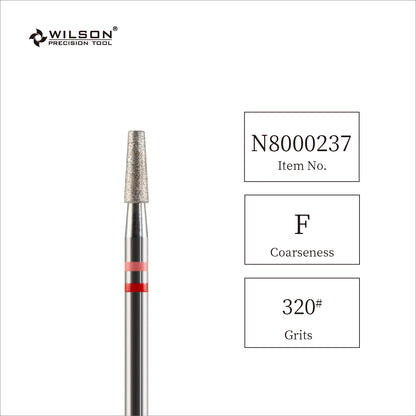 Mũi khoan côn cacbua kim cương tự nhiên 3/32" hình côn 2.5mm