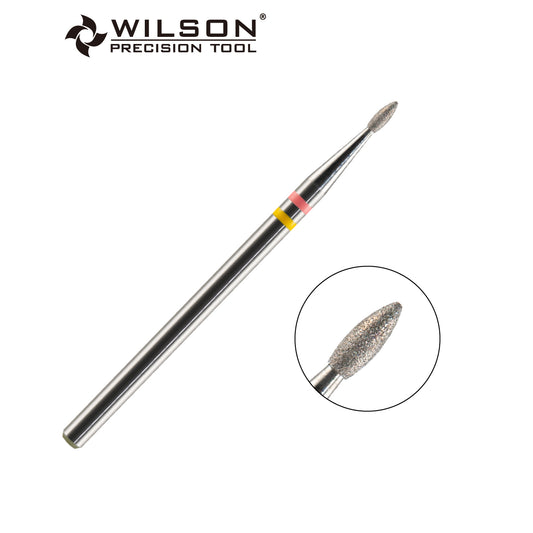 3/32" 1.3mm flame shape Natural Diamond Carbide Nail Bit