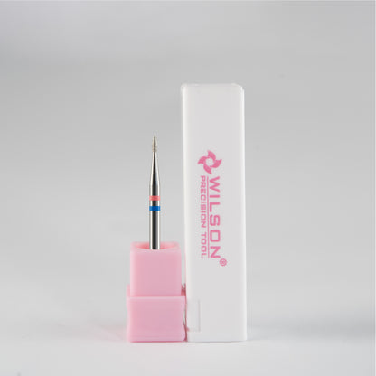 3/32" 1.3mm flame shape Natural Diamond Carbide Nail Bit