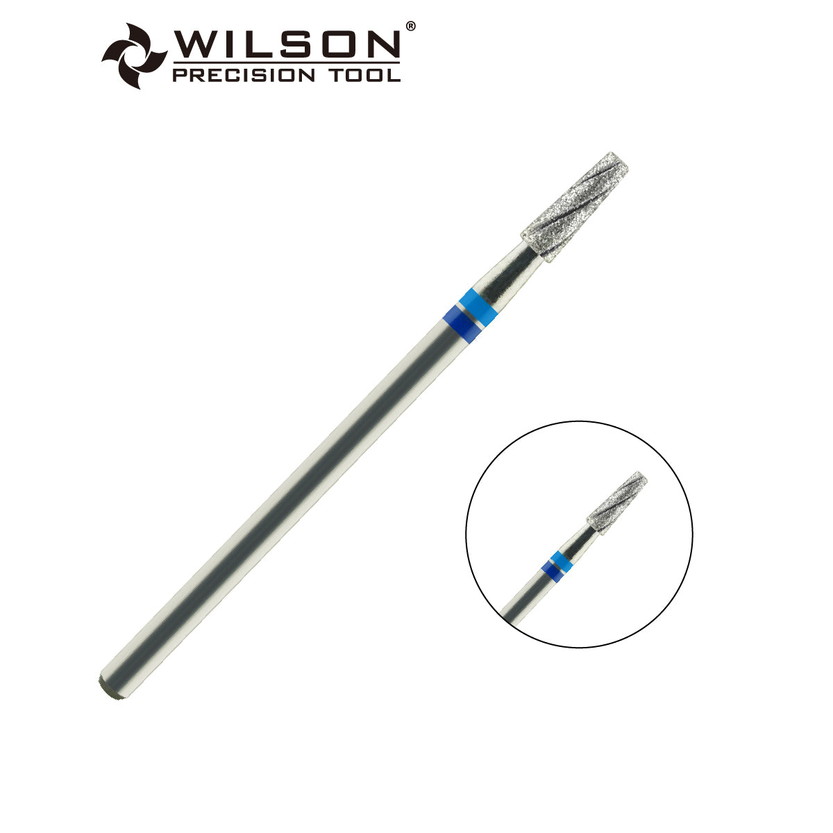 Natural Diamond Nail Drill Bit, Cooling Groove Edition, 2.5 Tapered Shape