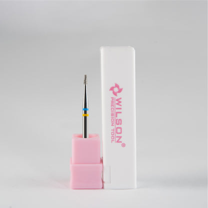 Natural Diamond Nail Drill Bit, Cooling Groove Edition, 1.4 Short Tapered Shape