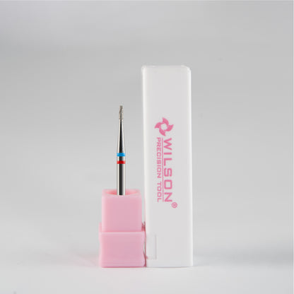 Natural Diamond Nail Drill Bit, Cooling Groove Edition, 1.4 Short Tapered Shape