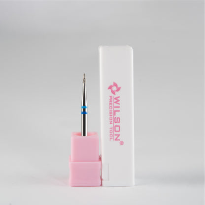 Natural Diamond Nail Drill Bit, Cooling Groove Edition, 1.4 Short Tapered Shape