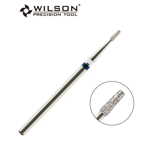 Natural Diamond Cuticle Nail Drill Bit 3/32'' - 1.4mm Short Tapered Shape Diamond Bit